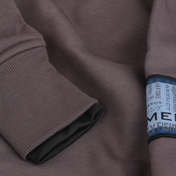 Суитшърт с качулка Taimen Menza Embroidery - Grey