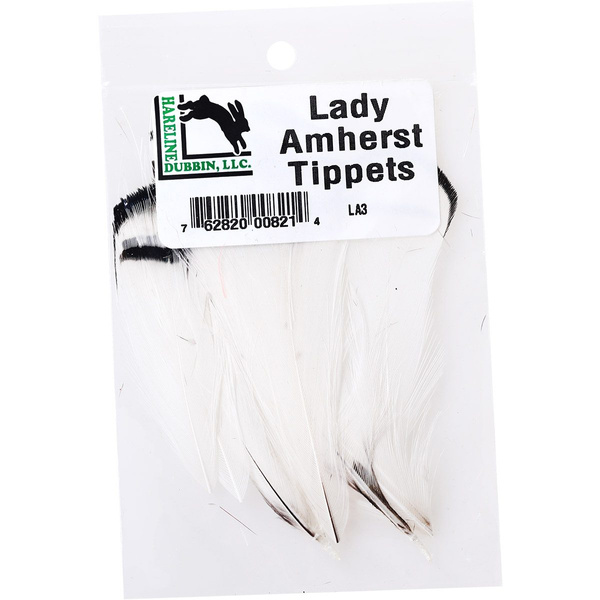 Hareline Tippetfjer fra diamantfasan (Lady Amherst)