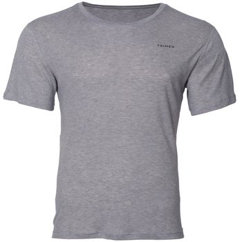 Taimen Ussuri Fresh Merino 美丽诺羊毛混纺短袖T恤 - Ash Gray