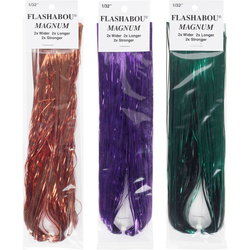 Műlégykötő műszálak Hedron Flashabou Magnum