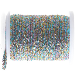 Lapos fonott lametta Veevus Mini Flat Braid