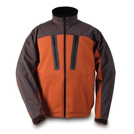 Simms Windstopper Softshell Jacket Coal/Orange