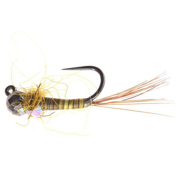 Olive Quill Body Flash Back Jig