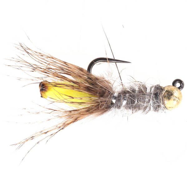 Peeping Caddis Jig Yellow