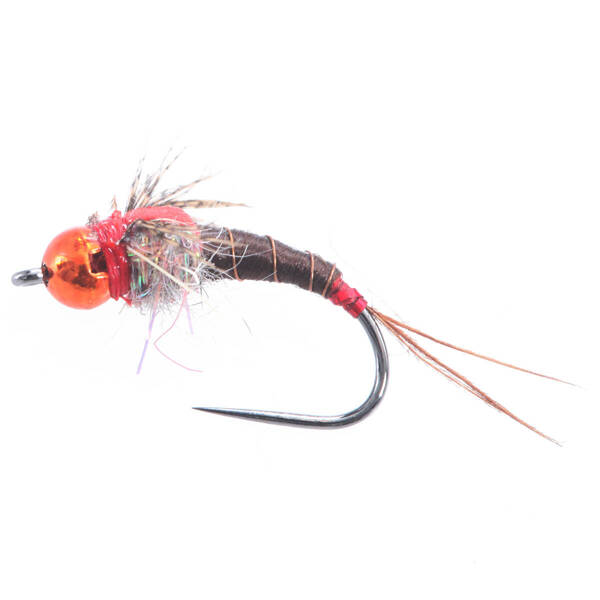 Tungsten BH Orange/Brown/Red Nymph