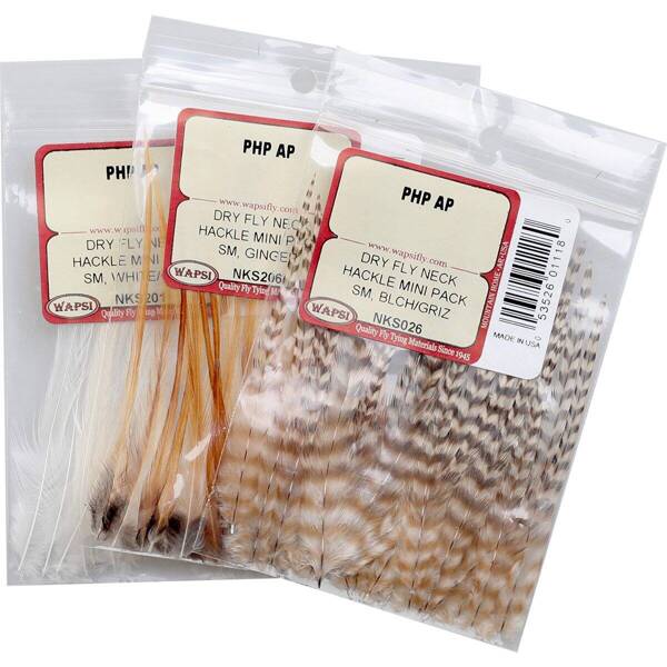 Wapsi Dry Fly Neck Hackle Mini Pack