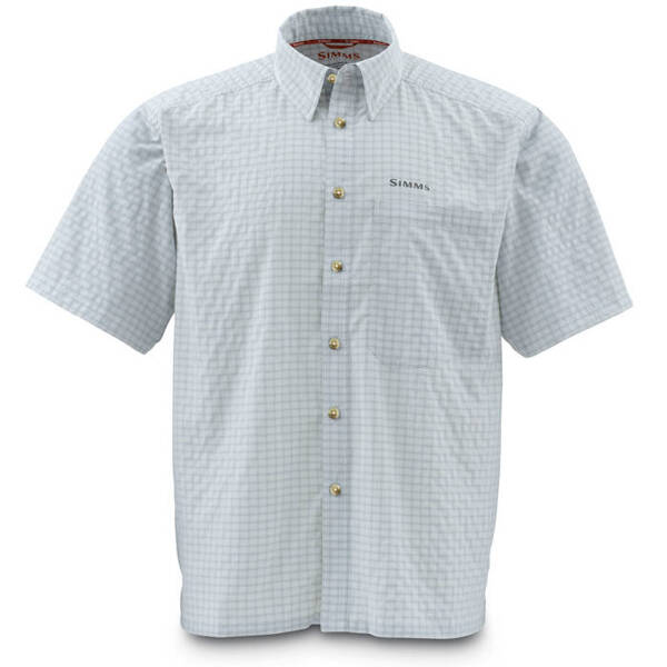 Simms Morada Shirt Ash Grey Plaid