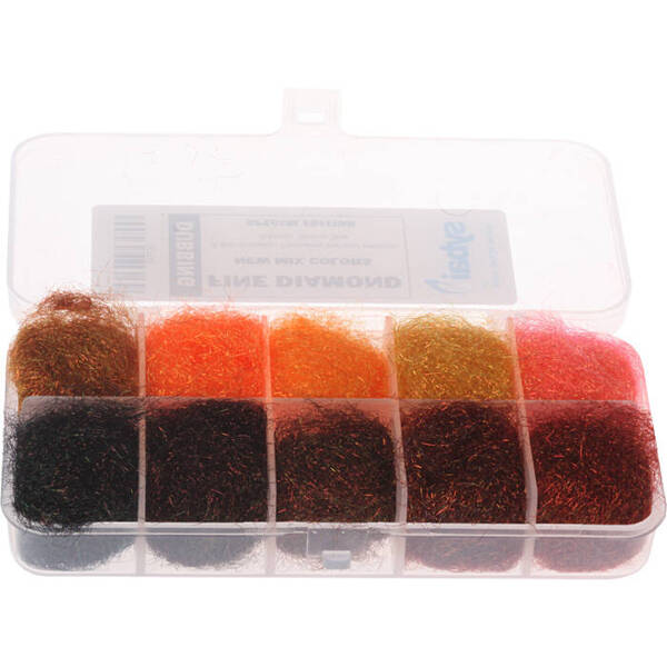 Sybai Fine Diamond Dubbing Dispenser Mix OrangeColors