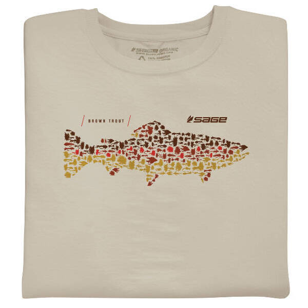 Sage Brown Trout Flies Tee (2)