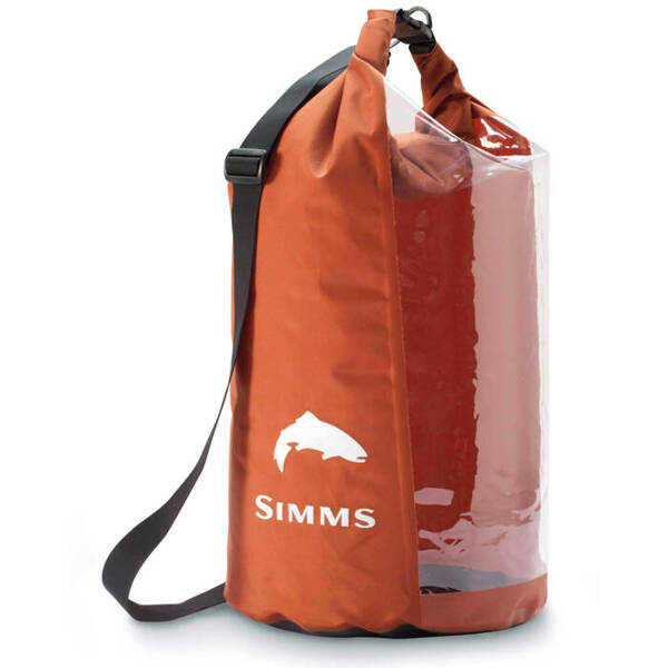 Simms Dry Creek Roll Top Orange/Clear