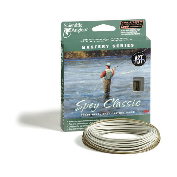 Línea de mosca Mastery Spey Classic -WF-Willow/Dark Willow