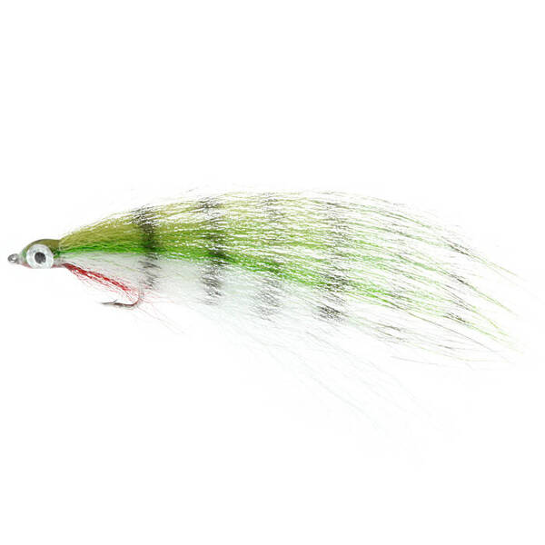 Saltwater Minnow Amarillo Cartreuse Blanco Grizzly